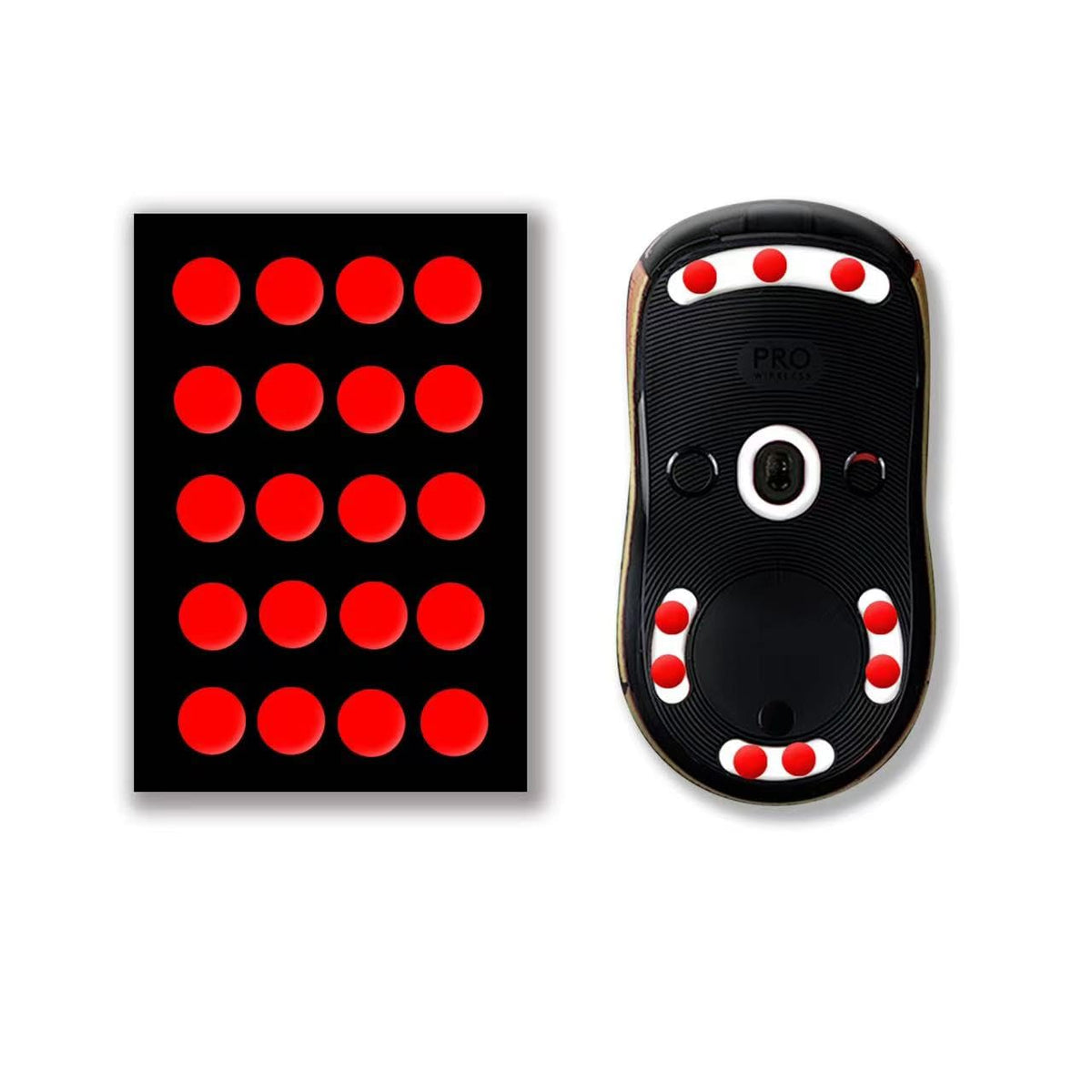 X-Raypad Jade Speed Mouse Skates, Offers Excelent Wear Resistance, Speed & Control Abrasion