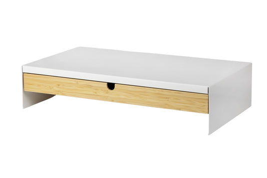 ProTuning Monitor Stand with Drawer 47x26x10 cm White