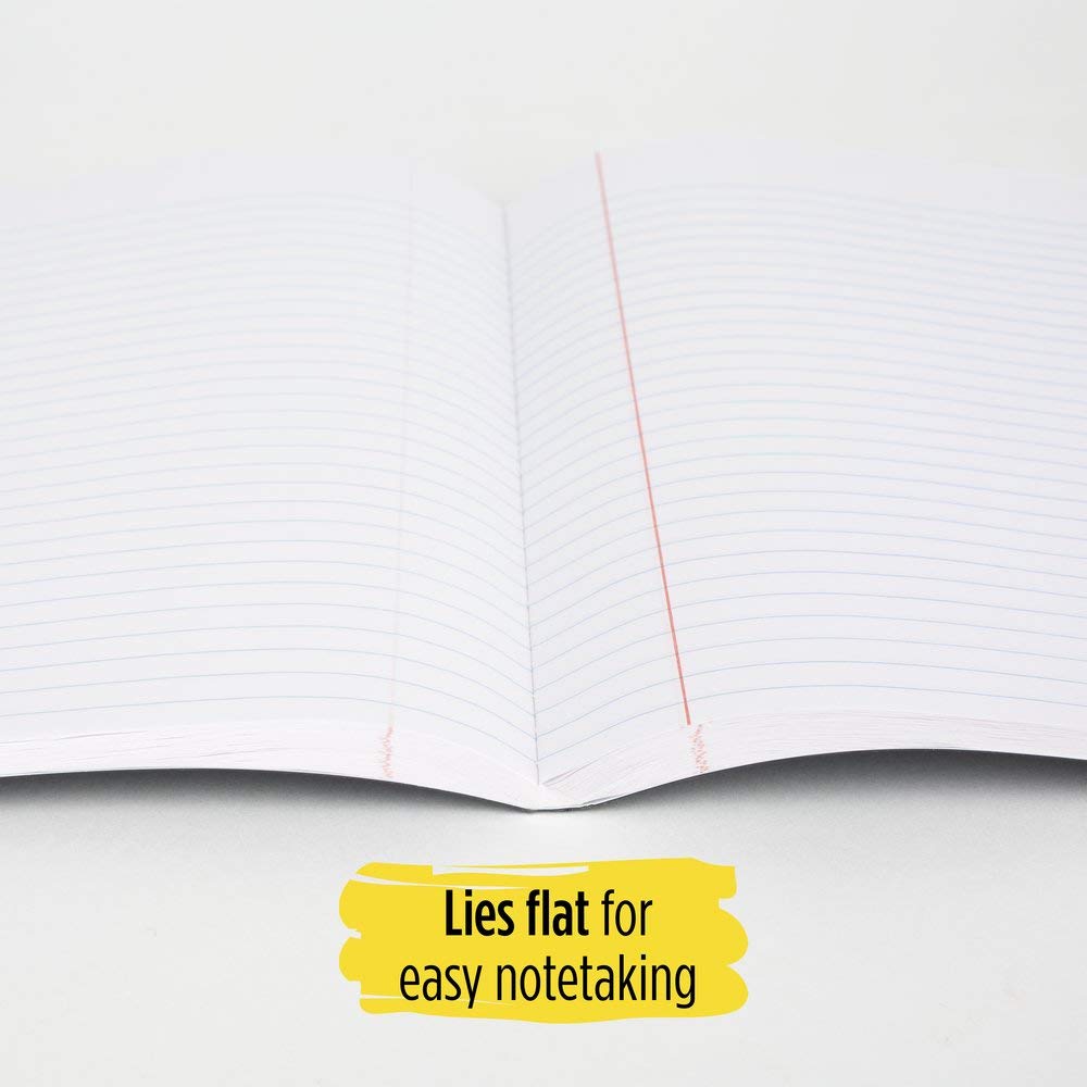 Five Star Composition Notebook, College Ruled Comp Book, Writing Journal, Lined Paper, Home School