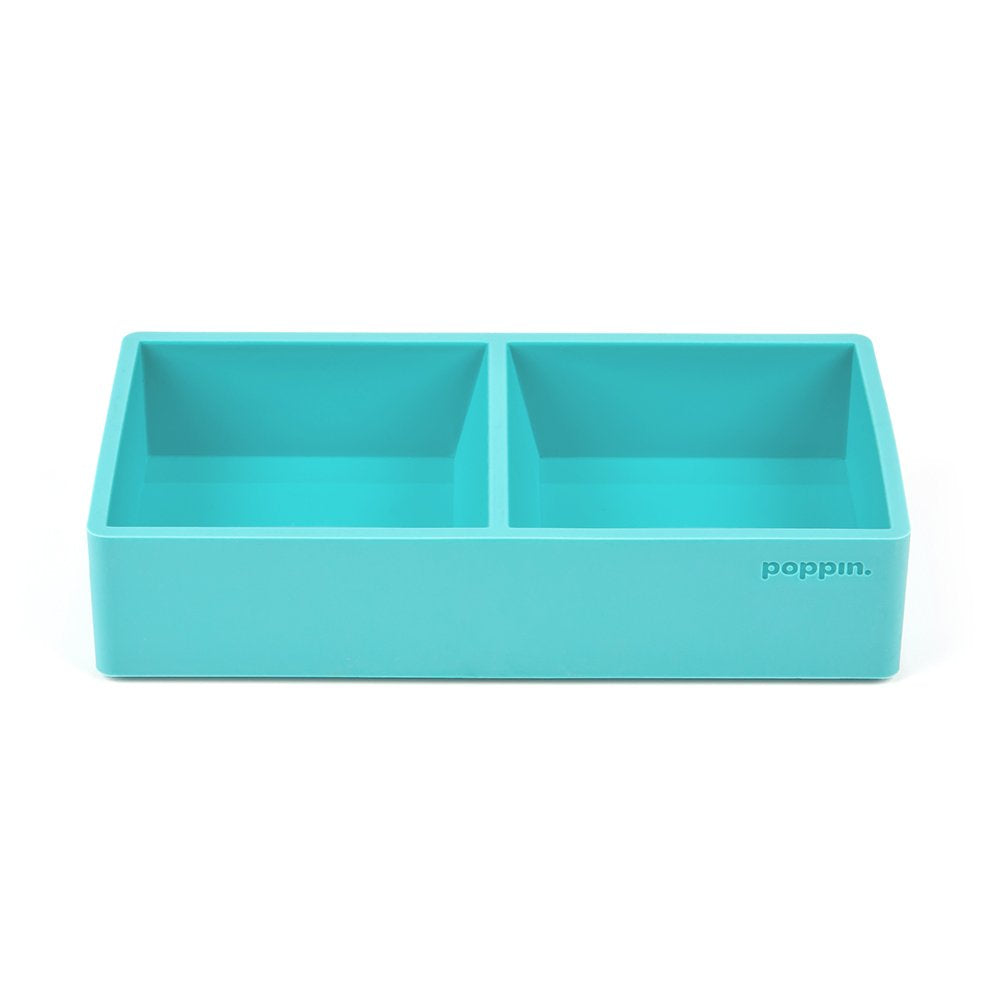 Poppin Stackable Letter and Accessory Trays for Office Organization - Modular Lacquer Desk Trays