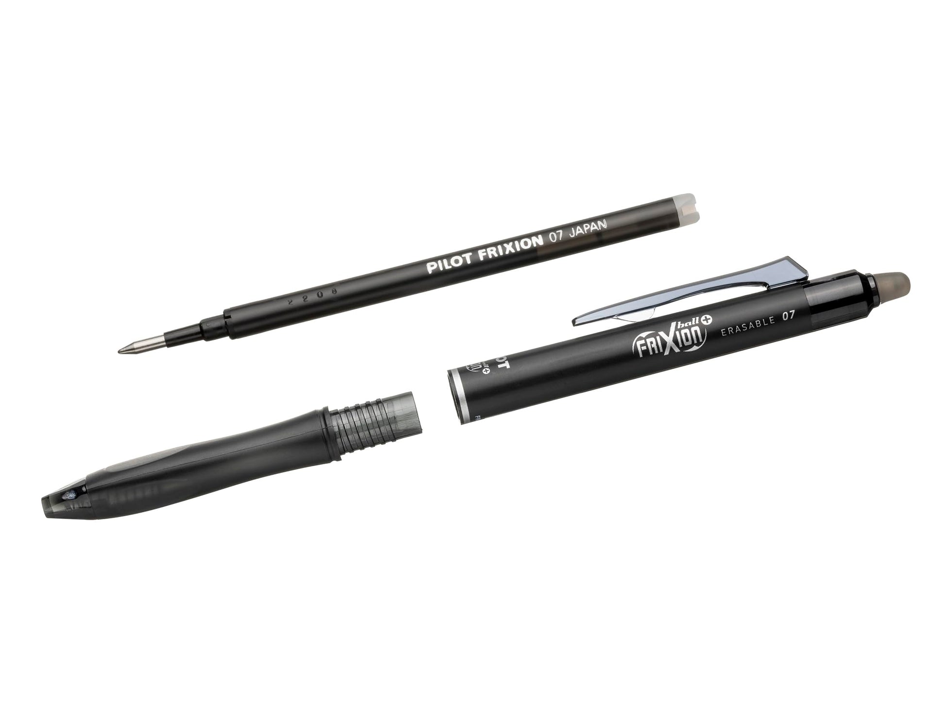 PILOT - FriXion Ball 07 Plus Set - 1 pen + 1 set with 3 vullings - Uitwisbare gel roller ball with