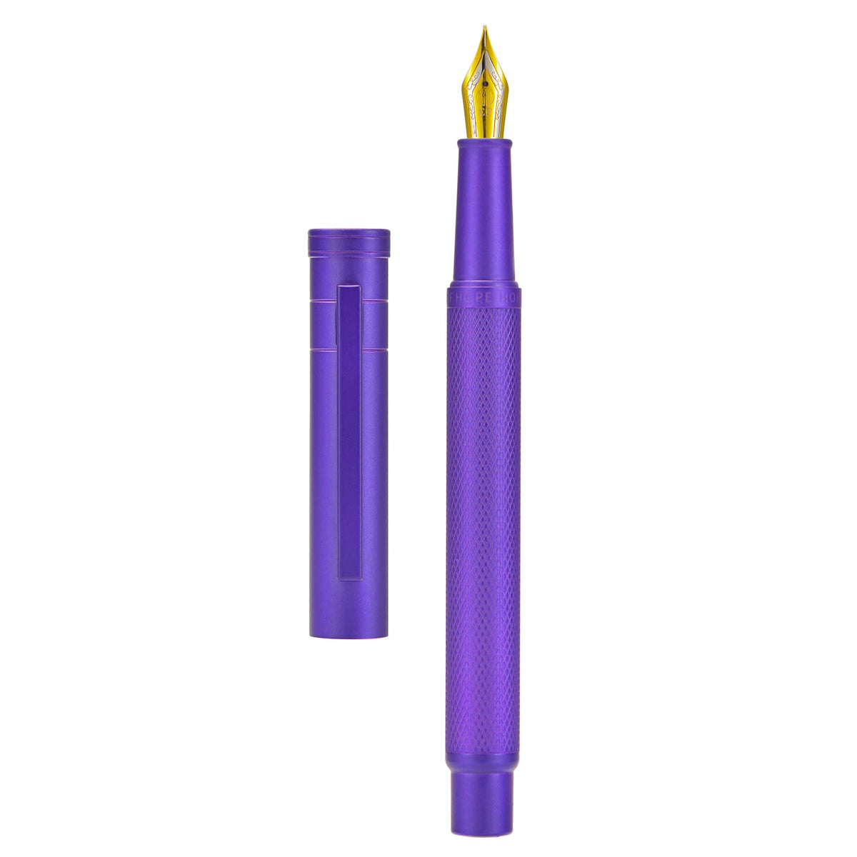 Hongdian 1851 Purple Forest Fountain Pen Medium Nib, Classic Design with Converter and Metal Pen