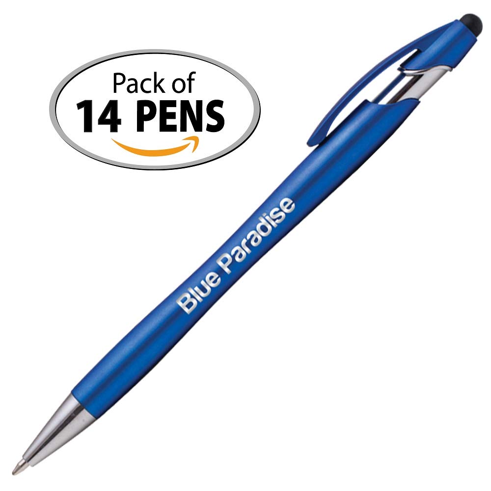 ExpressDesigns™ - The Beemer Ballpoint Pen w/Stylus Tip, Custom Personalized Black writing ink