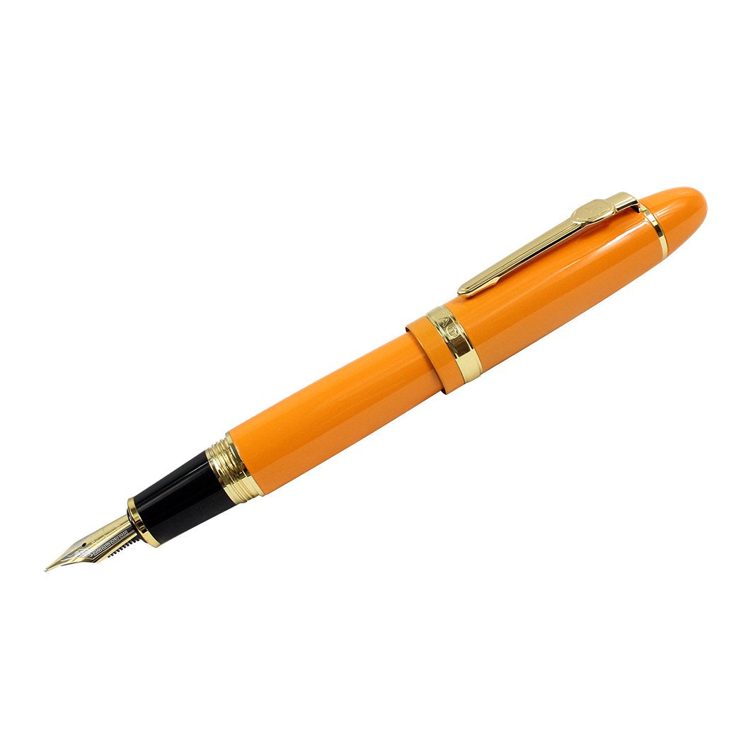 zoohot Jinhao 159 Fountain Pen Gold Trim Medium Nib Heavy Pen 3 Pieces in 3 Colors