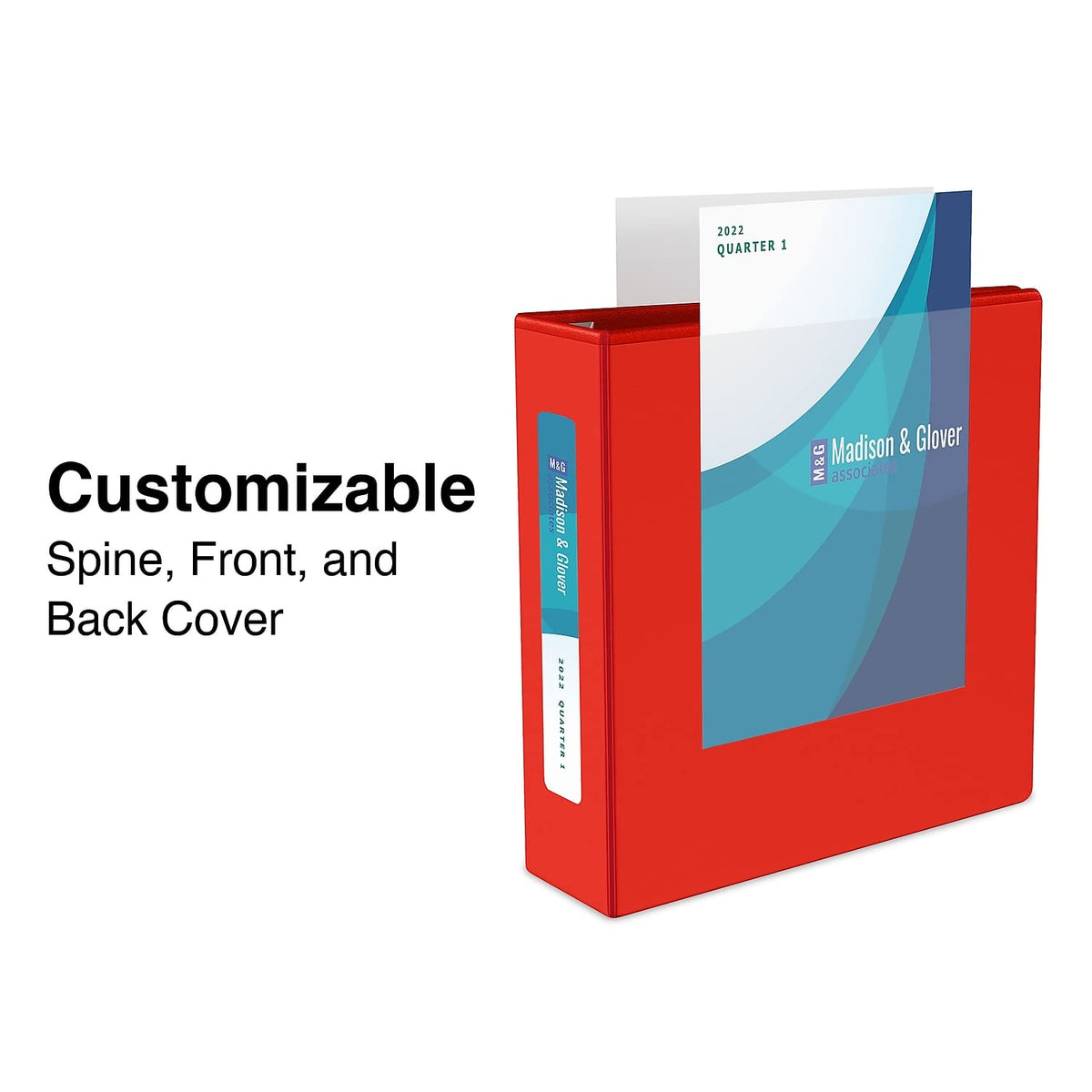 Staples Heavy-Duty 2-Inch D-Ring View Binder, Red, 450 Sheets