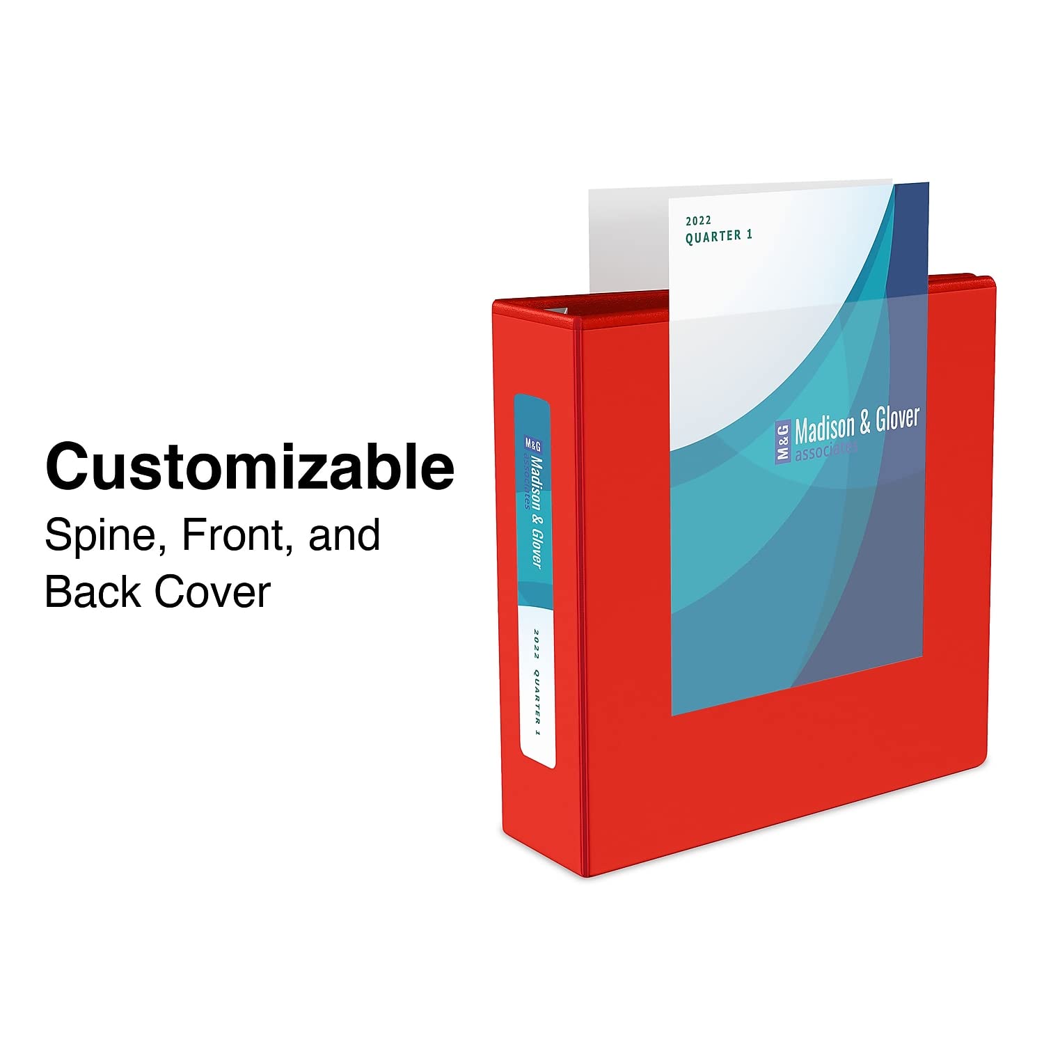 Staples Heavy-Duty 2-Inch 3-Ring View Binders, Red, D-Ring, 3-Pack