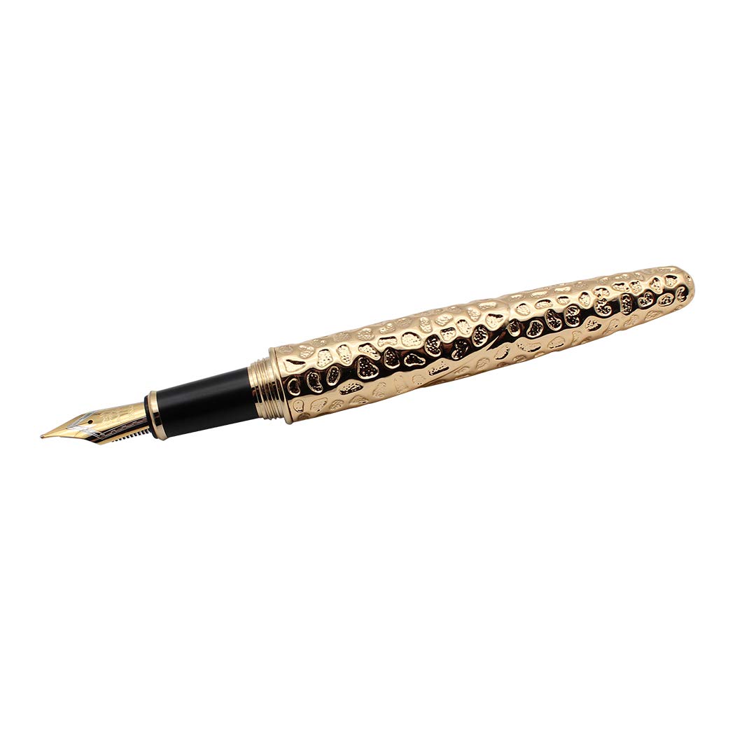 zoohot Leopard Jinhao Fountain Pen Medium Nib Big Heavy Pen & Refill Ink Converter Business