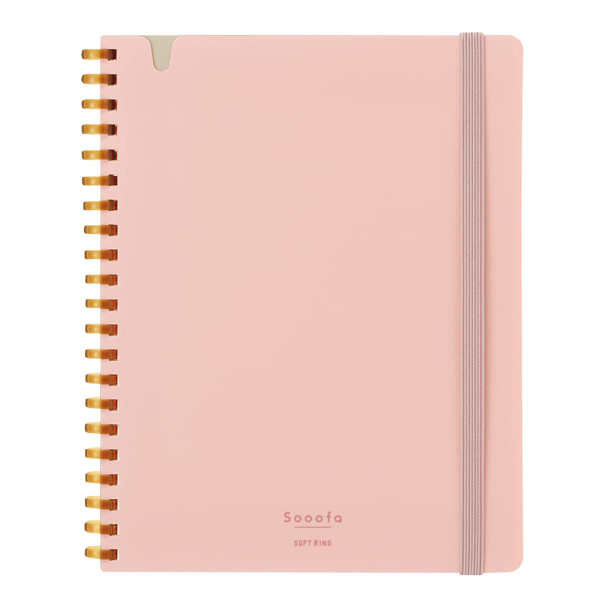 KOKUYO Graph Journal Notebook, Sooofa 7.2'' x 5.5'' Soft Ring Notebook for Women 4mm Grid Ruled, 80