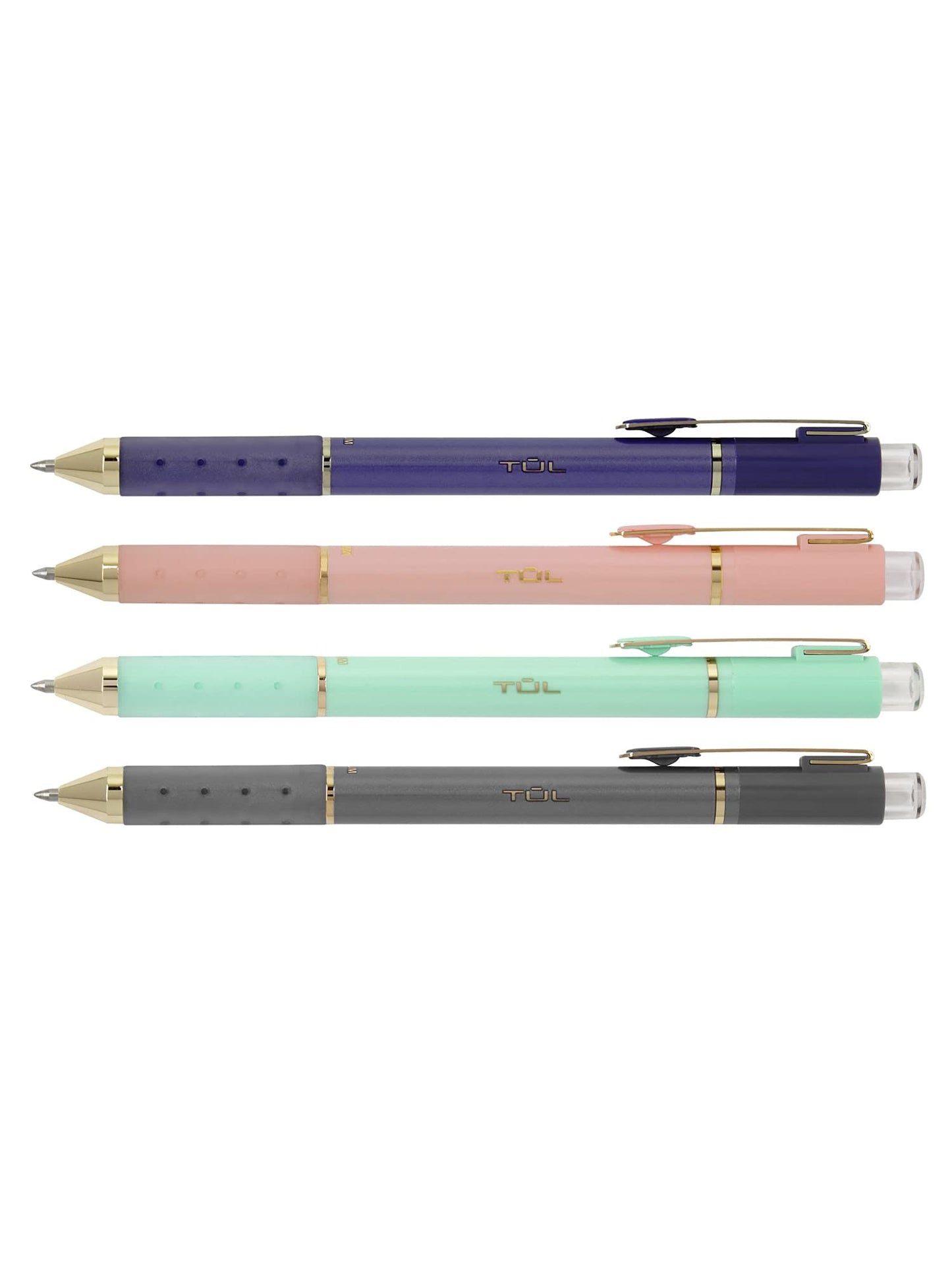 TUL® GL Series Retractable Gel Pens, Medium Point, 0.8 mm, Assorted Barrel Colors, Assorted