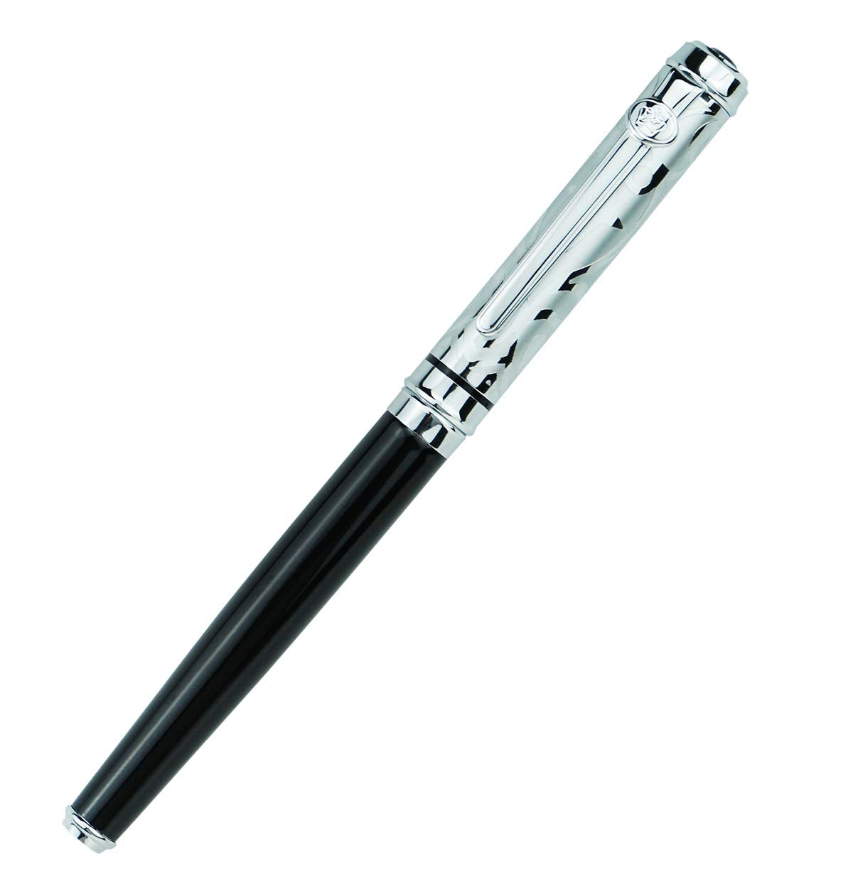 erofa Duke Sapphire Fountain Pen Iridium Medium Nib with Original Gift Box - Electroplated