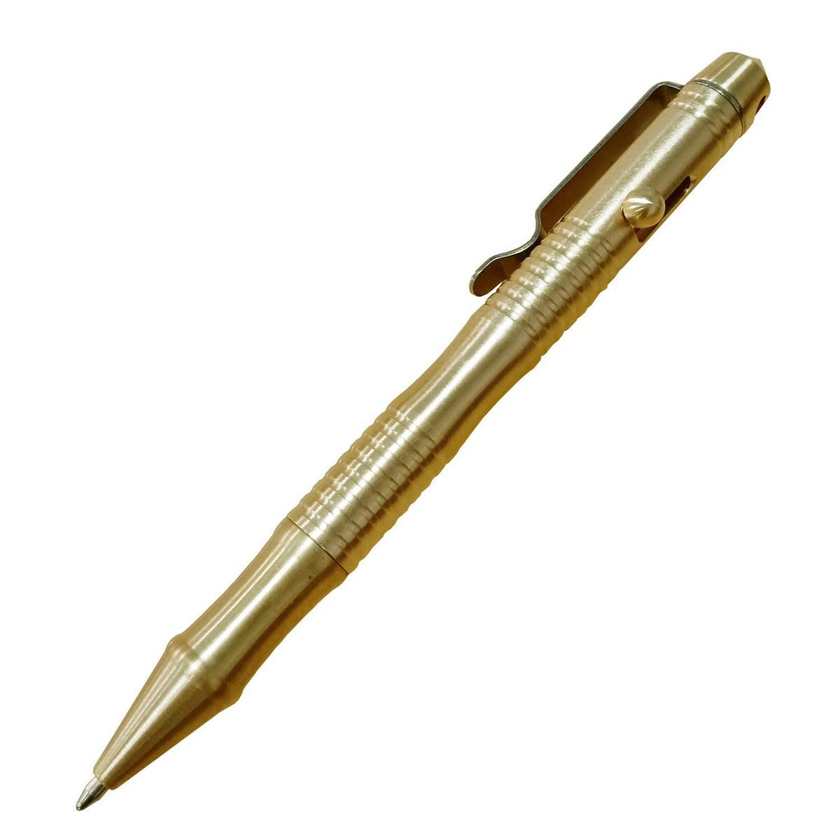SMOOTHERPRO Solid Brass Bolt Action Pen, Compatible with Parker, Natural