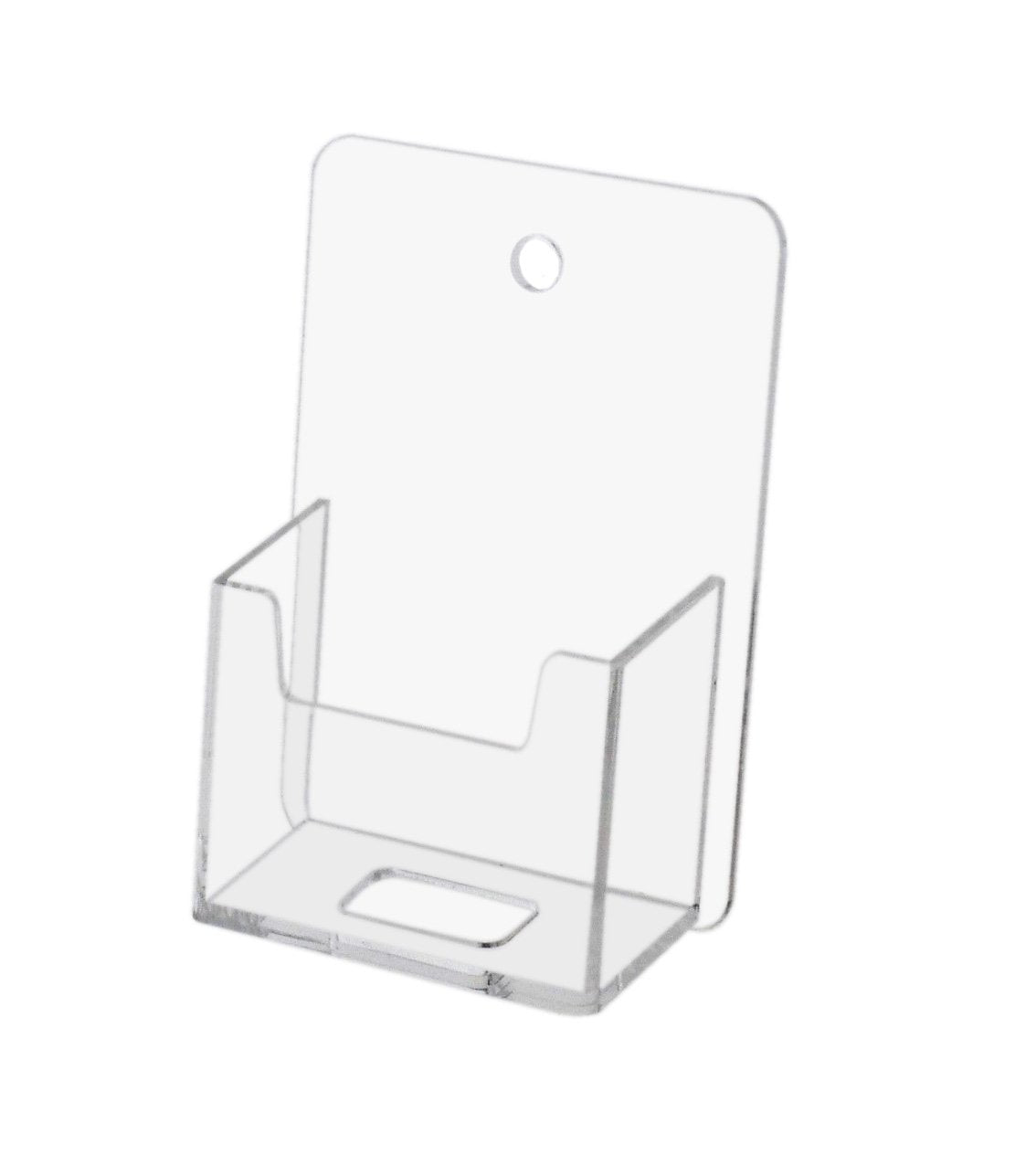 Marketing Holders 4 Pack Business Card Holder Clear Acrylic Wall Mount for 2" x 3.5" Vertical