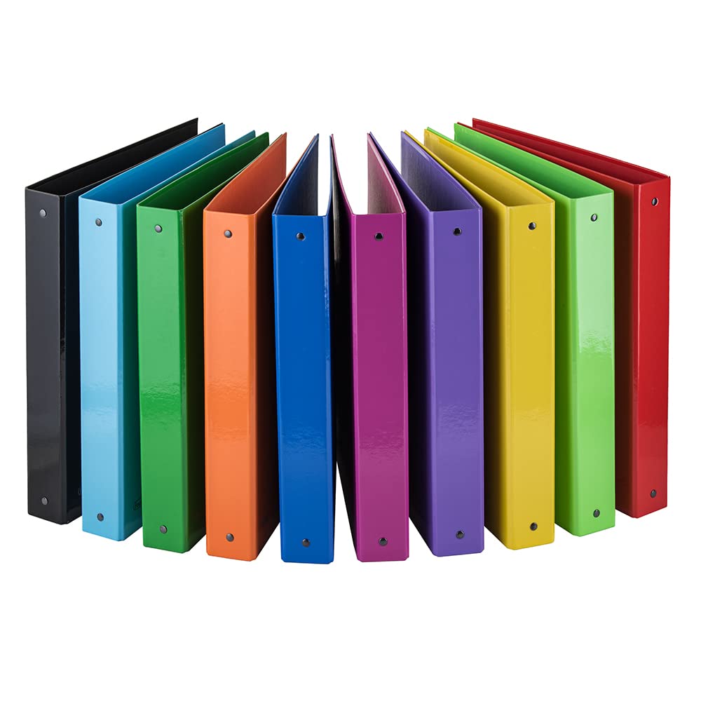 FAVORIT Sprint Cardboard Ring Binder, 22 x 30 cm, 4 Round Rings 30 mm, Red 400173353
