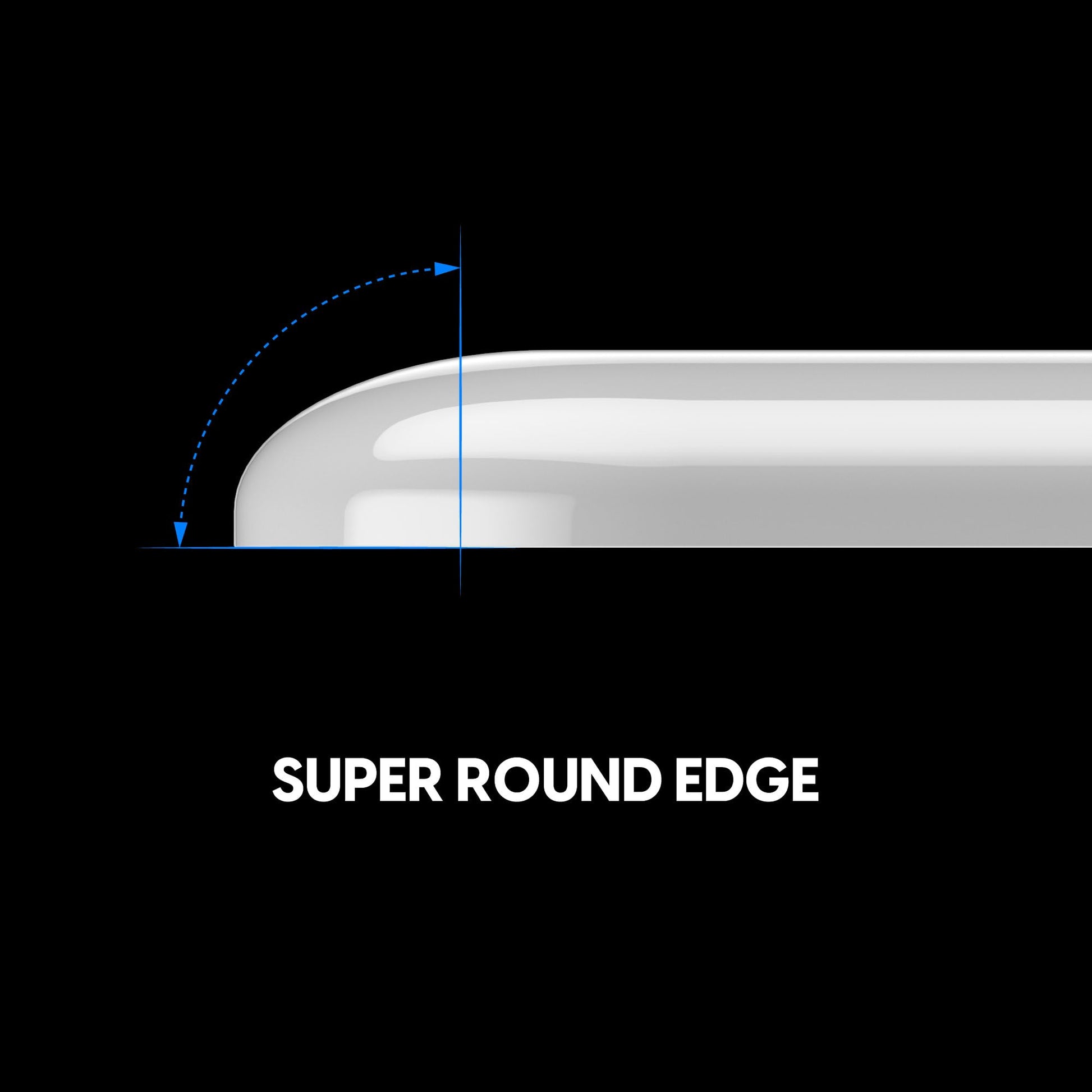 Superglide Glass Mouse Skates - Super Smooth Glide, Polished Round Edge, Super Fast Gaming Mouse