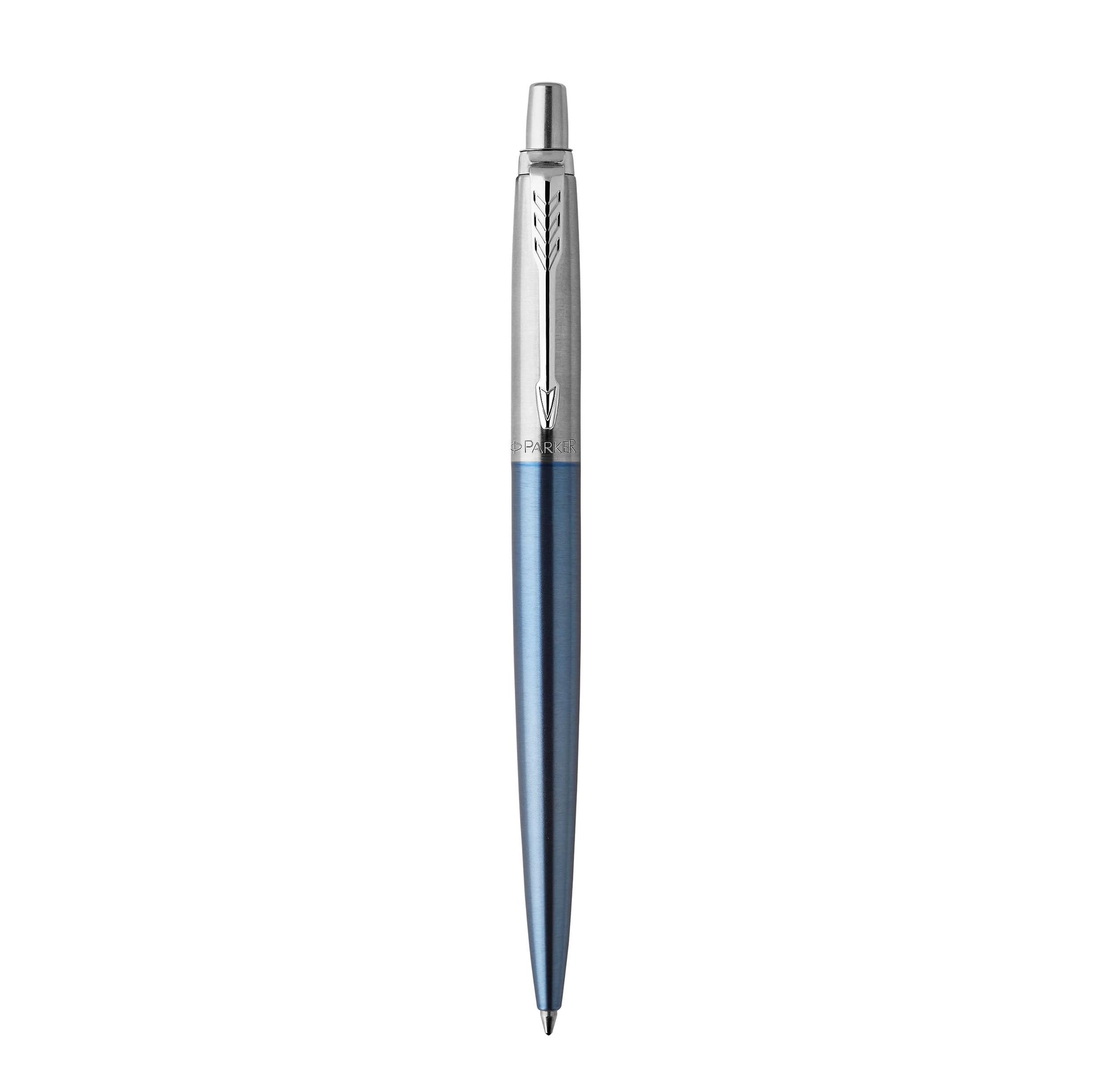Parker Jotter Ballpoint Pen Waterloo Blue with Medium Point Blue Ink Gift Box (1953191)