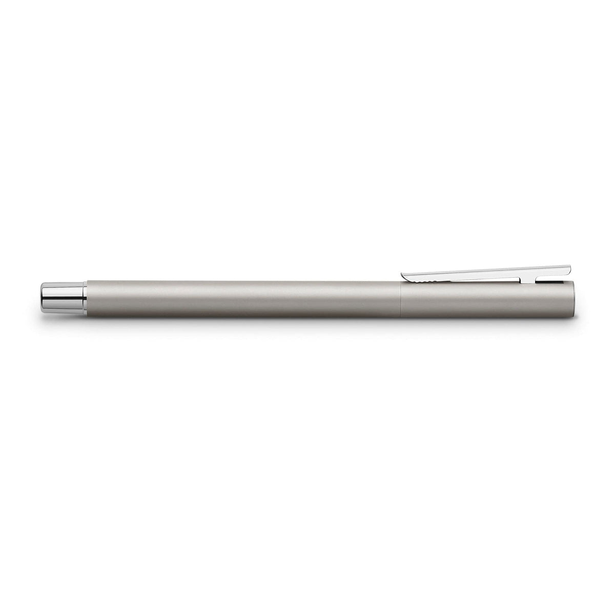 Faber-Castell NEO Slim Fountain Pen, Matte Stainless Steel - Extra Fine