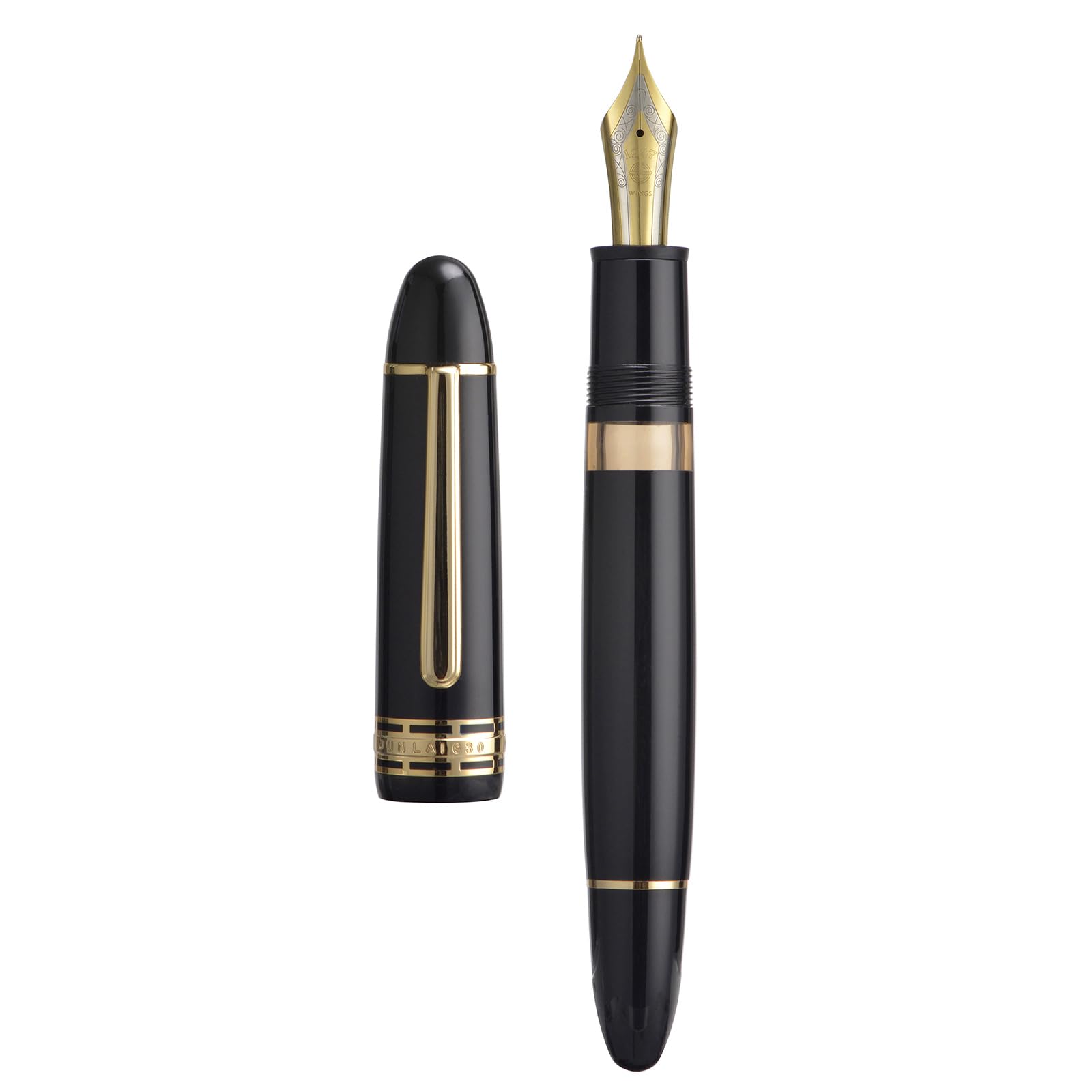 Wikult Yongsheng Junlai 630 Acrylic Fountain Pen, Size 8 Medium Nib with Piston Filling System