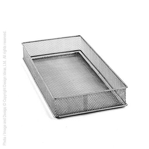 Design Ideas Mesh Drawer Store, Silver, 6 by 12-Inch