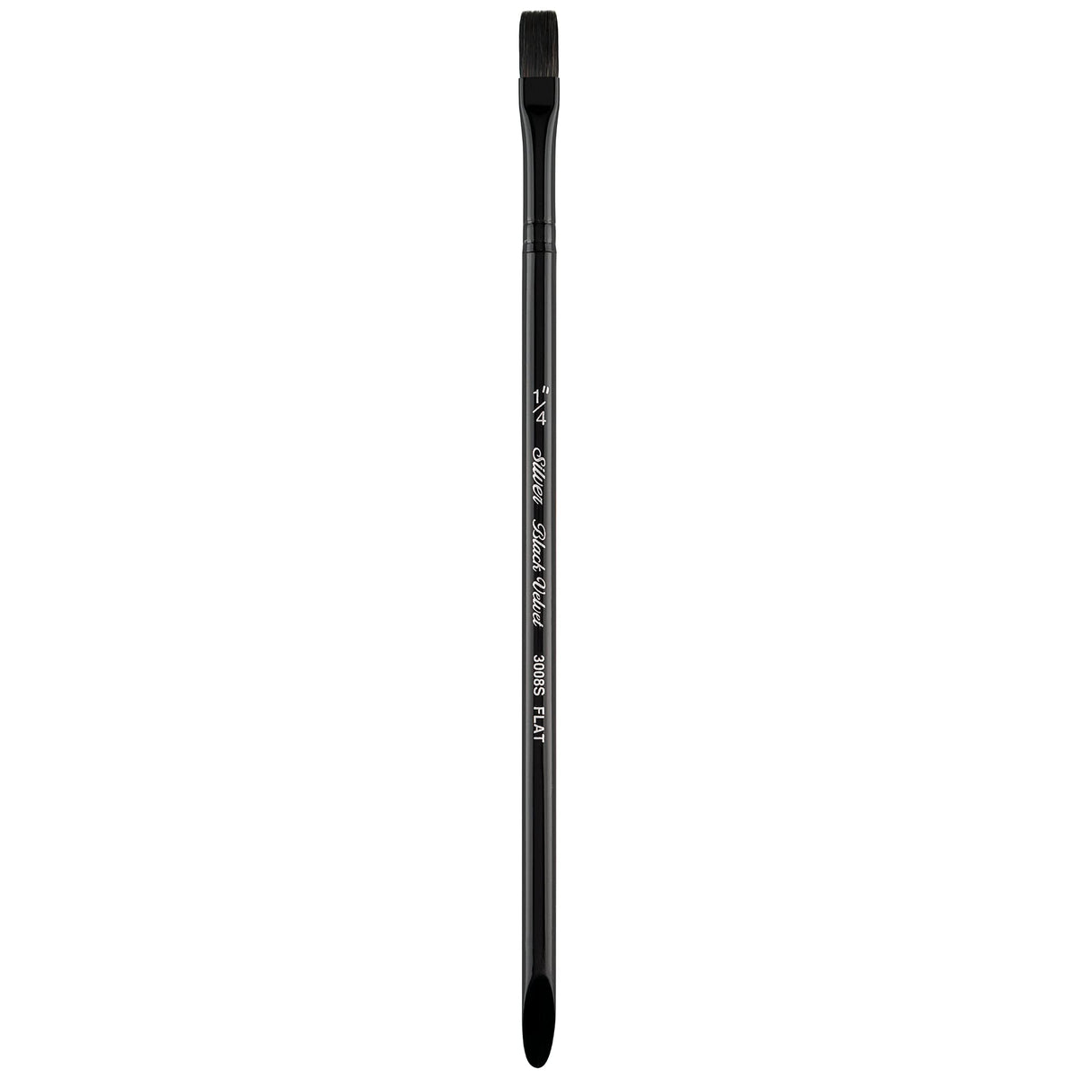 Silver Brush Limited Black Velvet Square Wash Brush, Size 1/4 in