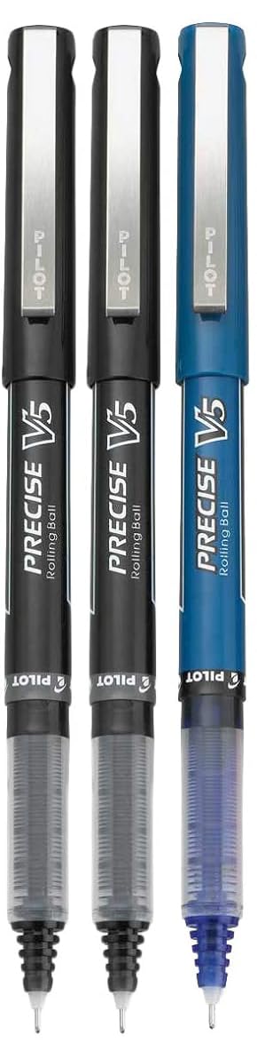 Advantage Gifts Precise V5 Stick Rolling Ball Pens, Extra Fine Point (.5mm), Assorted Colors