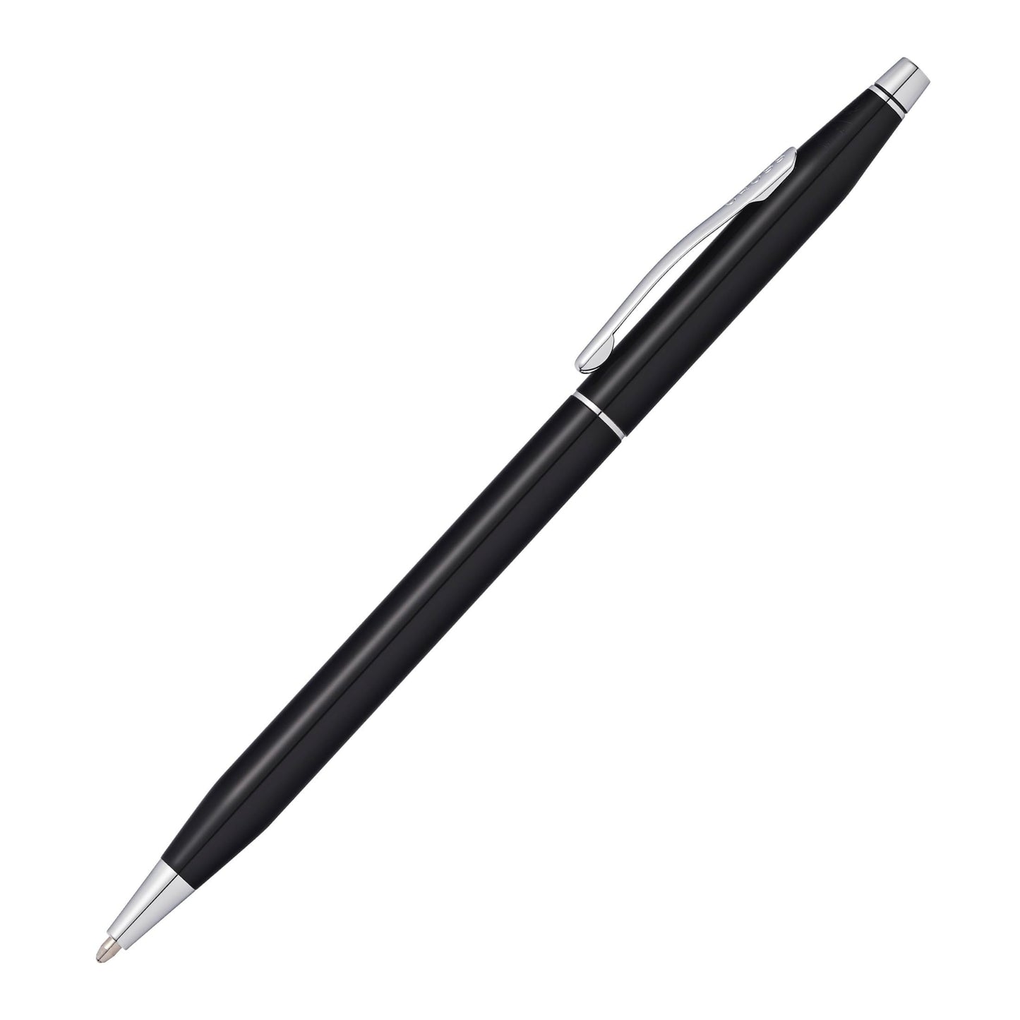 Cross Classic Century Black Lacquer Ballpoint Pen, Medium Point, Black Ink