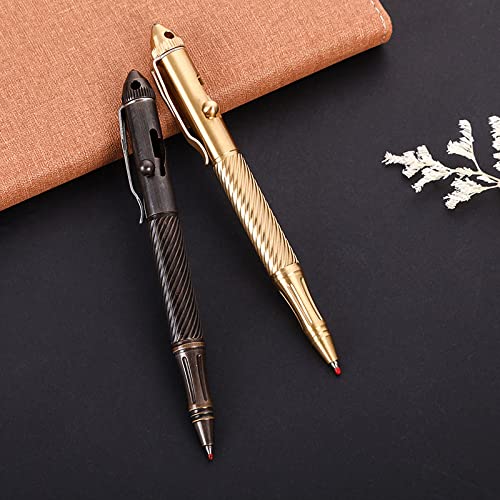 SMOOTHERPRO Solid Brass Bolt Action Pen, Compatible with Parker Refill