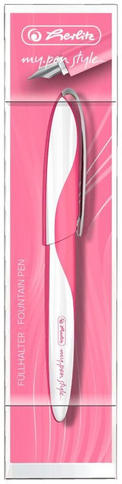 herlitz My Pen Style Fountain Pen - Glowing Red