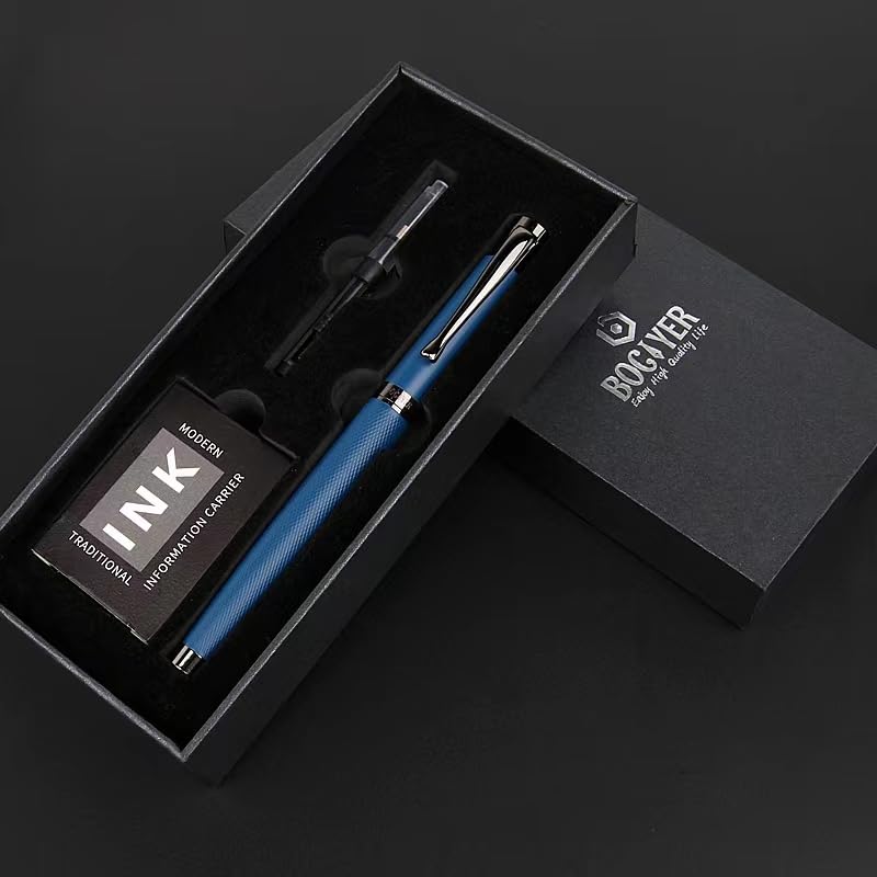 BOCIYER Luxury Fountain Pen Set,Ink Pen for Smooth Writing,Medium Nib,Includes 10 Ink