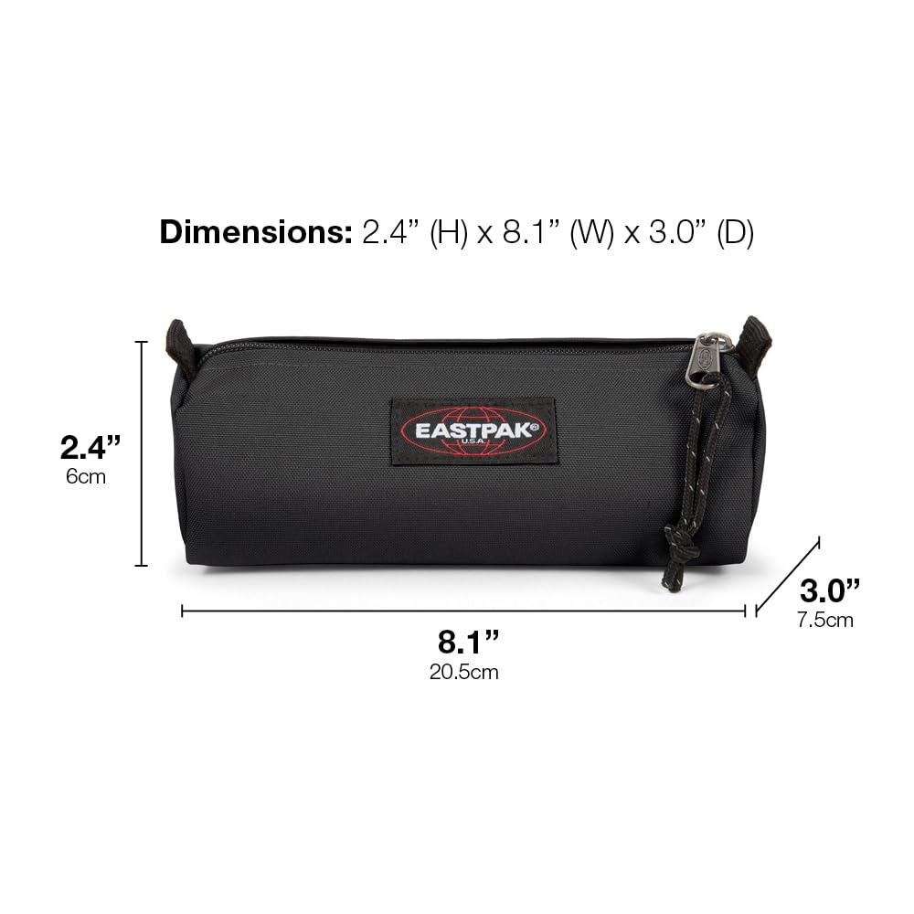 EASTPAK Benchmark Pencil Case – Durable Organizer, Wine Burgundy
