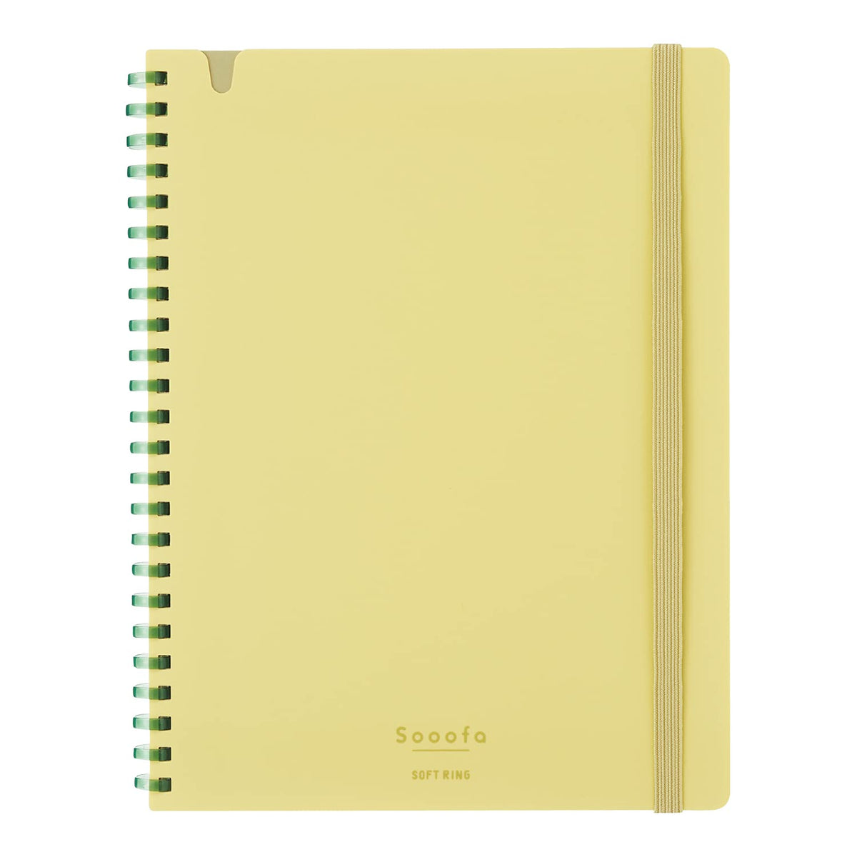KOKUYO Graph Journal Notebook, Sooofa 8.3'' x 6.2'' Soft Ring Notebook for Women 4mm Grid Ruled, 80