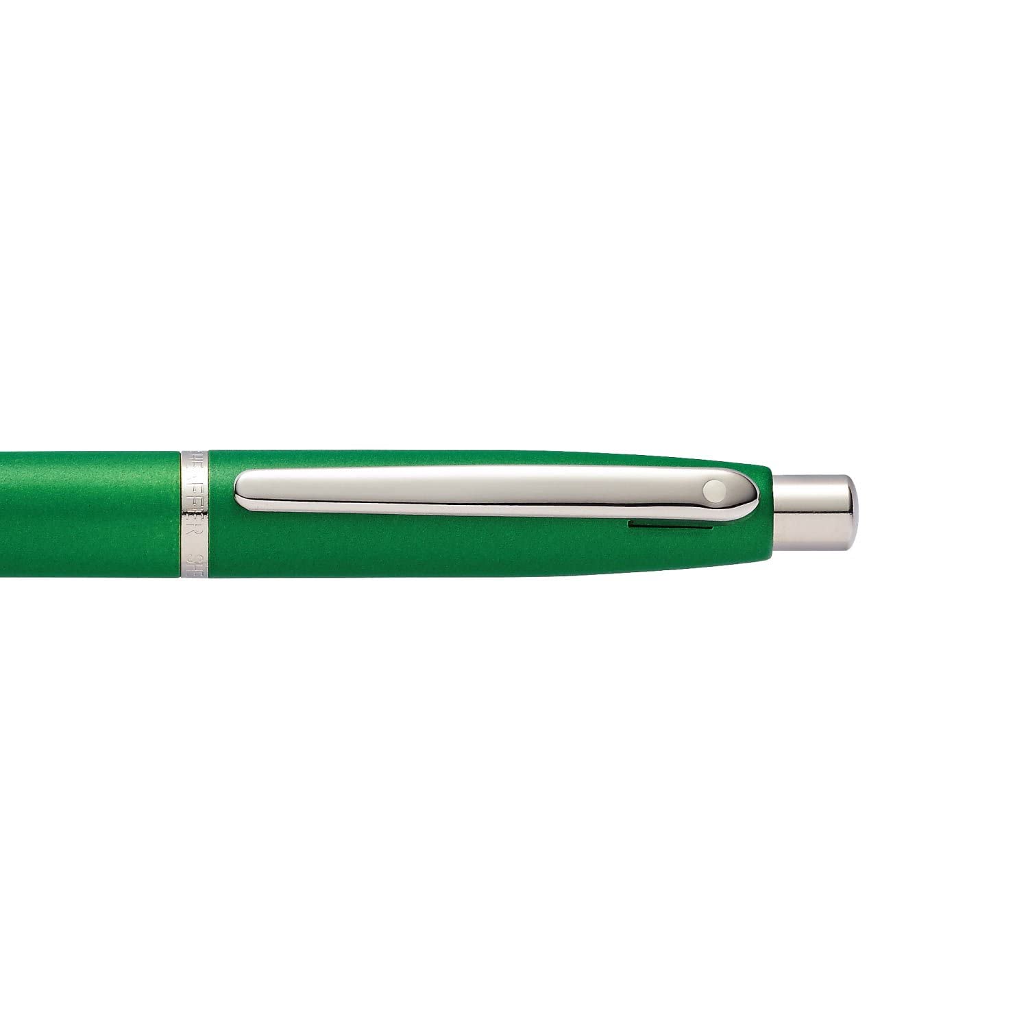 Sheaffer VFM Very Green Ballpoint Pen with Chrome Trim