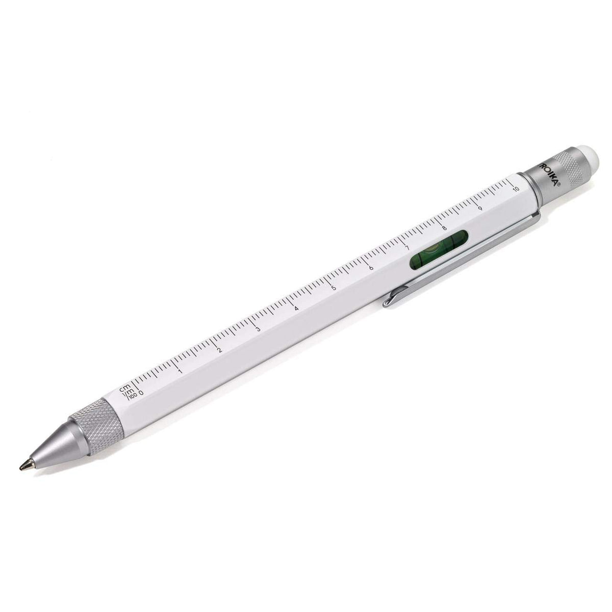 Troika Construction Ballpoint Pen - White