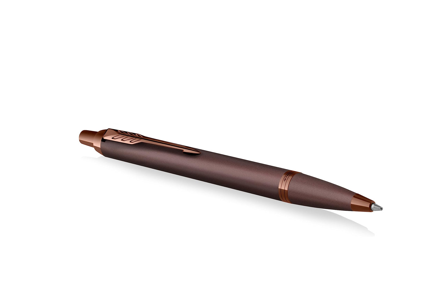 Parker IM Monochrome Ballpoint Pen Sleek Burgundy Finish and Trims Blue Ink Medium Point Attractive