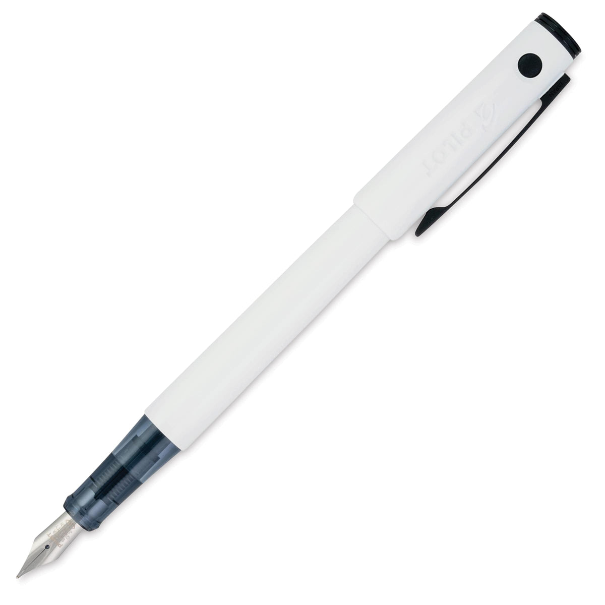 PILOT Explorer Lightweight Fountain Pen in Gift Box; White Barrel, Medium Nib (16928)