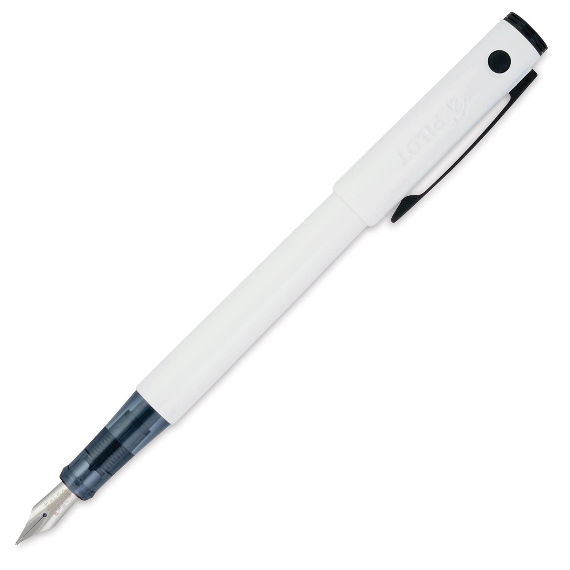PILOT Explorer Lightweight Fountain Pen in Gift Box; White Barrel, Medium Nib (16928)