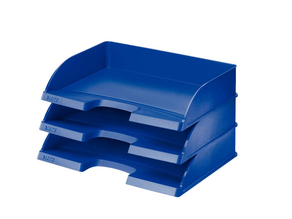 Leitz 52190085 Jumbo Plus Letter Tray A4 Landscape Grey Extra High Polystyrene