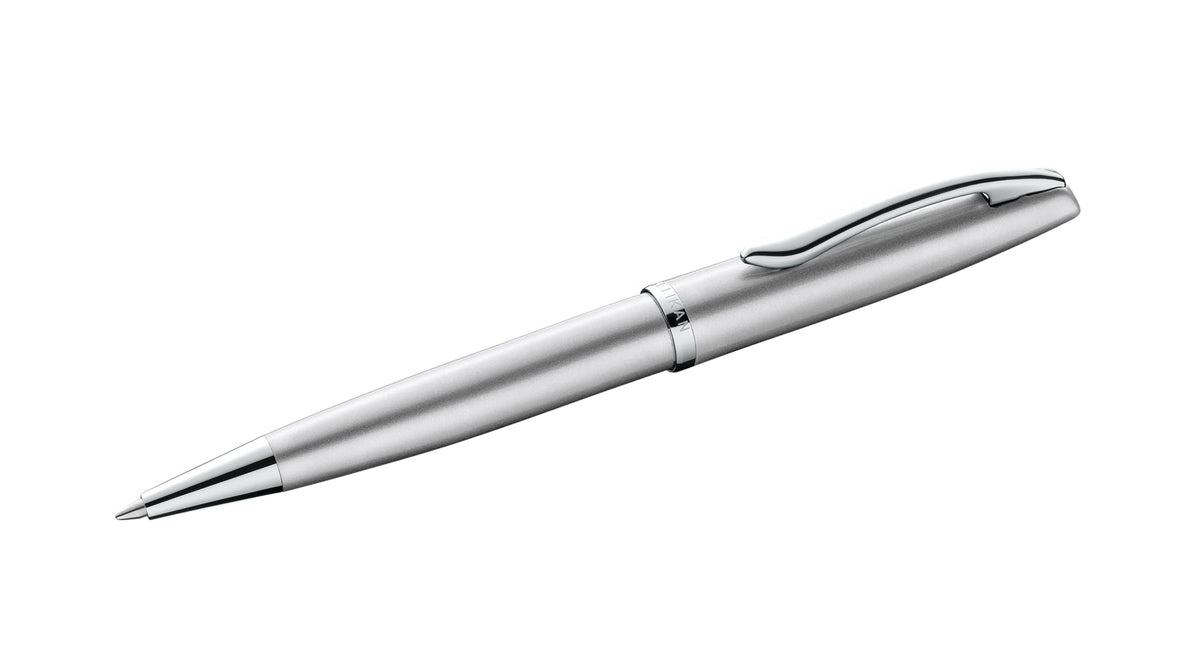 Pelikan Jazz Noble Ballpoint Pen Silver Right Hand and Left Handed Elegant Metal Ballpoint Pen in