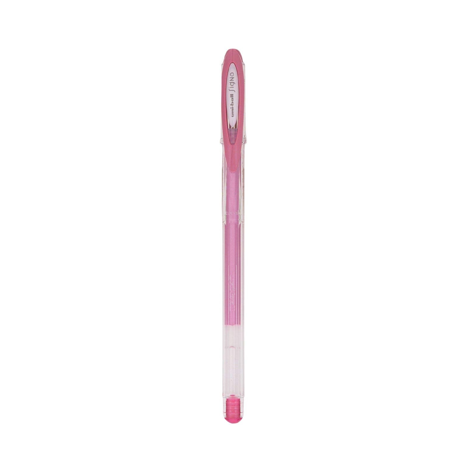uni-ball Mitsubishi Pencil - 8 Signo Gel Ink Rollerball Pens - Metallic Colours - 0.8 mm Tip