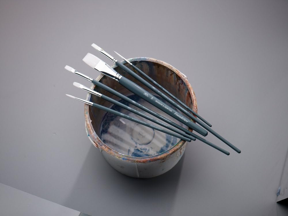 Winsor & Newton Foundation Acrylic Brush Set, SH, 6 Pack