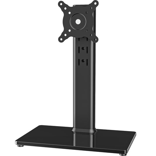 Single LCD Computer Monitor Free-Standing Desk Stand Mount Riser for 13 inch to 32 inch screen with
