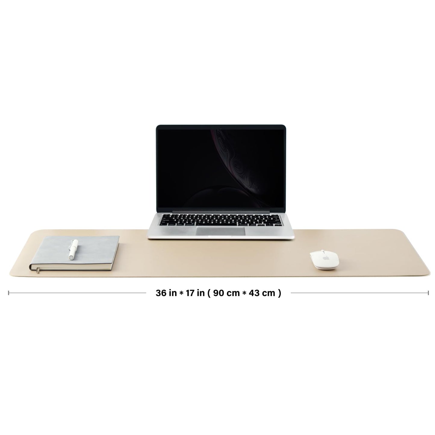 HOMIEAZICOZI Leather Desk Mat - Non-Slip PU Pad for Office and Home Organization Accessories Ideal