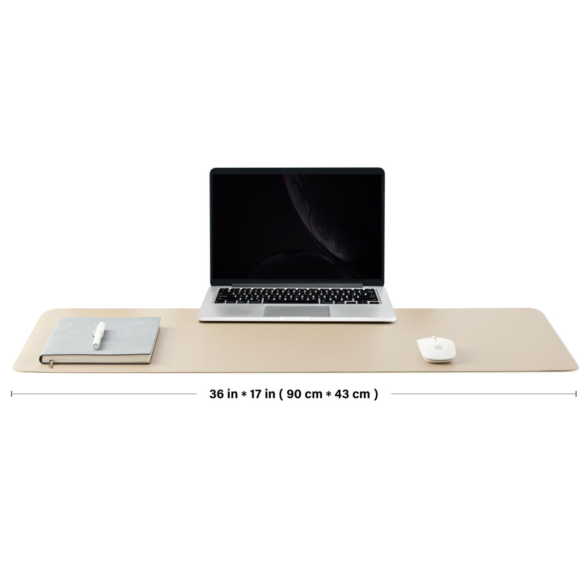 HOMIEAZICOZI Leather Desk Mat - Non-Slip PU Pad for Office and Home Organization Accessories Ideal