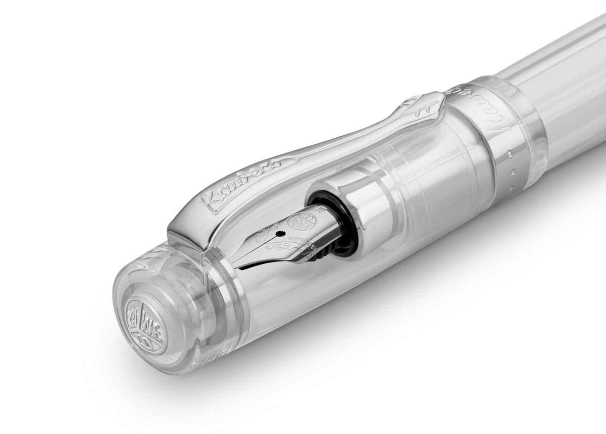 Kaweco STUDENT Transparent Fountain Pen I Premium Acrylic Fountain Pen for Ink Cartridges I