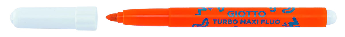 GIOTTO Turbo Maxi Fluo Hydrocolor Color Pen Case with 8 Colors