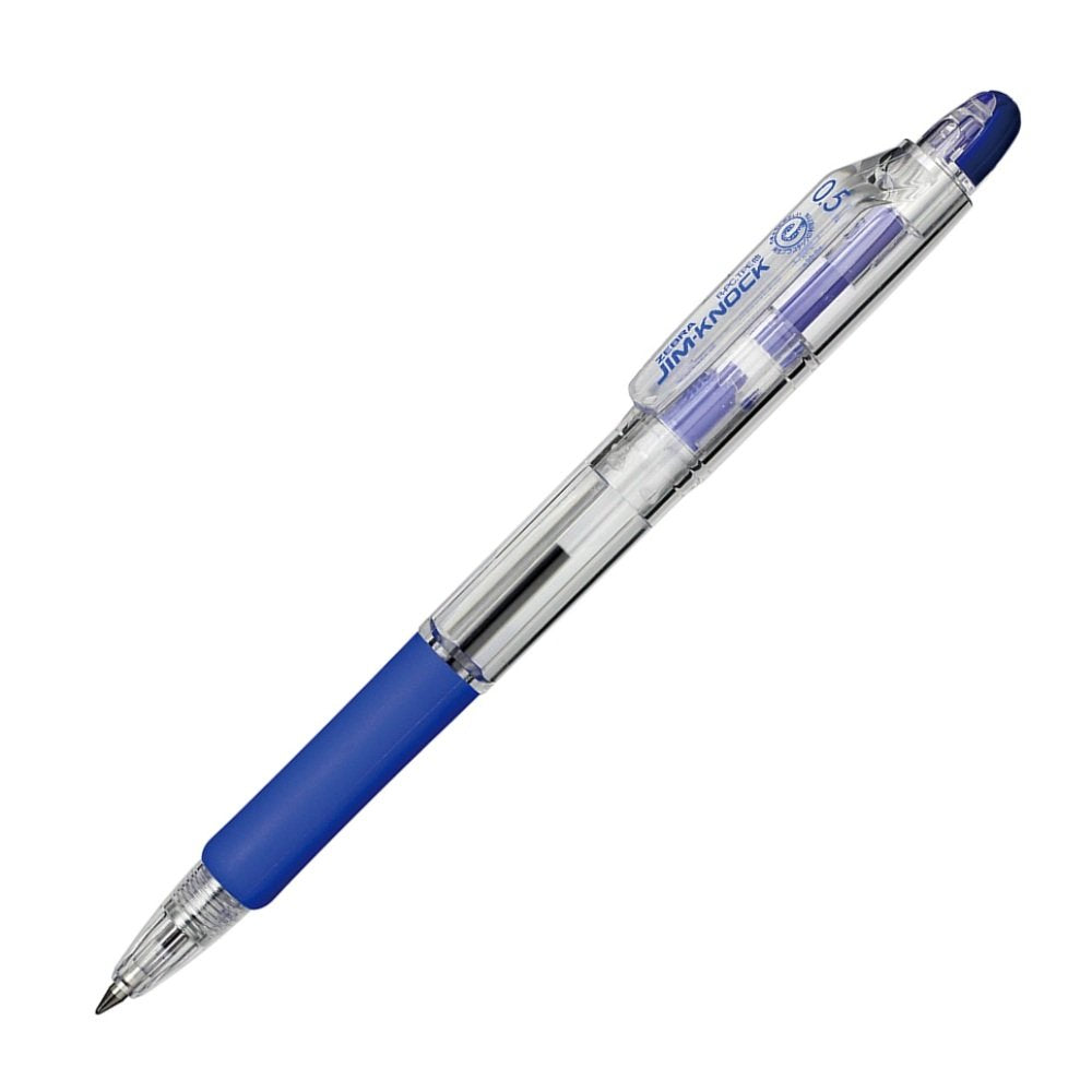 Zebra Ballpoint Pen Gym Knock 0.5 Blue 10 Pens B-KRBS-100-BL