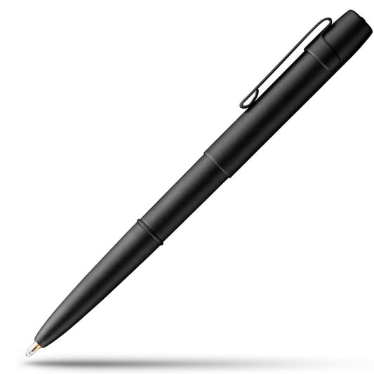 Fisher Space Pen Bullet Pen - 400 Series -X-Mark Flat Cap - Matte Black - Gift Boxed