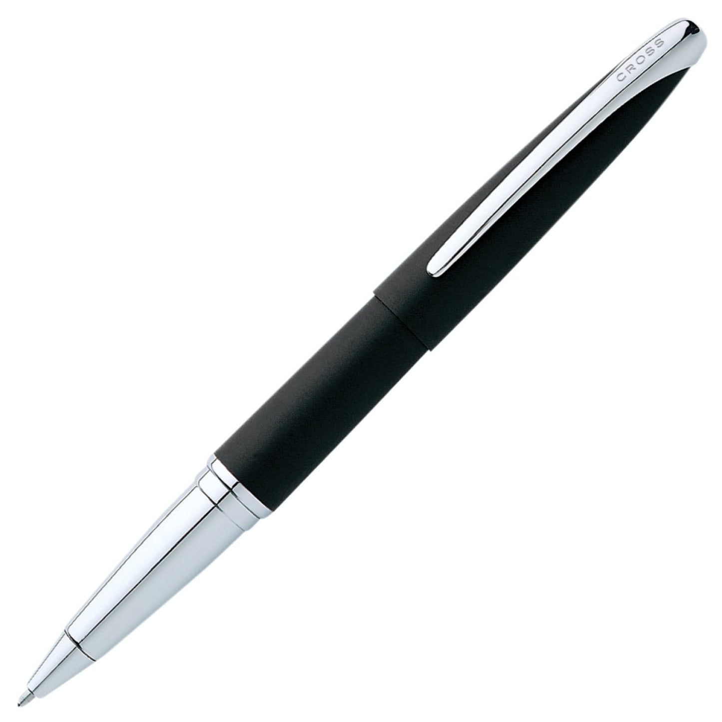 Cross ATX Basalt Black Rollerball Pen, Medium Point, Black Ink