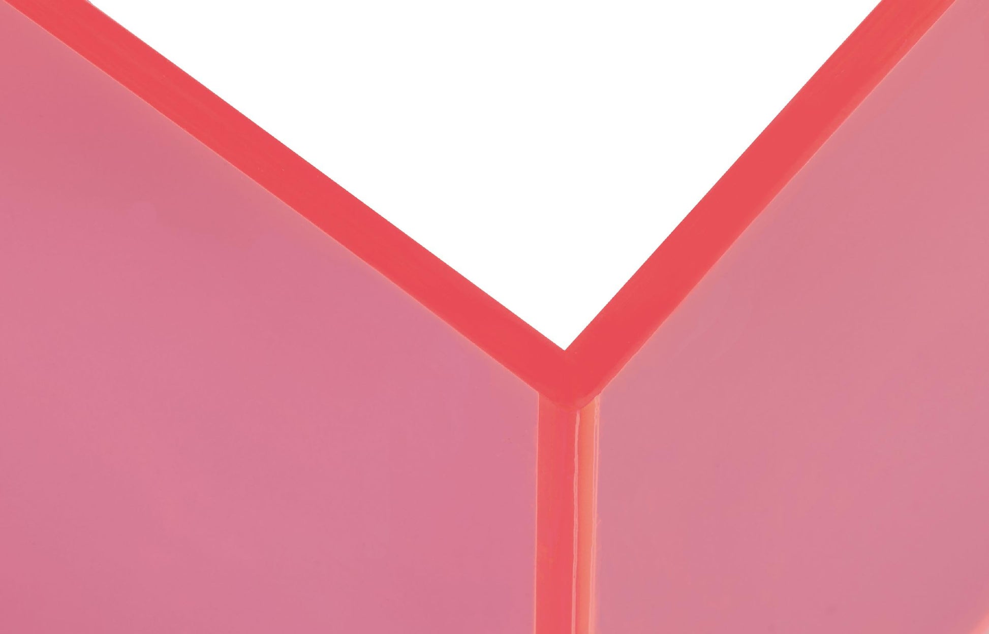 Maul Pack of 2 Premium Acrylic Bookends 10 x 10 x 13 cm Neon Pink