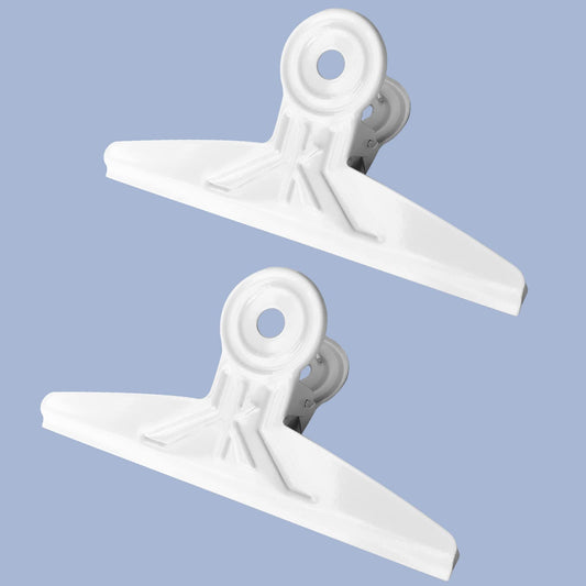 Extra Large Bulldog Clips White - Coideal 2 PCS 20cm Jumbo XL Bull Binder Paper Clip Clamps for