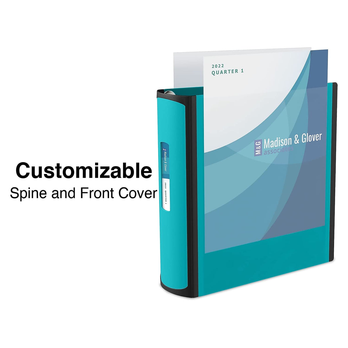 Staples Better 2-Inch D-Ring 3-Ring Binder, Teal, 540 Sheets